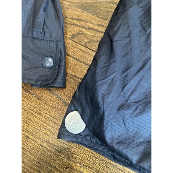 SEMPACH Mens Navy Blue Maske Parachute Ripstop Overshirt Jacket Medium B0851 - Picture 14 of 16